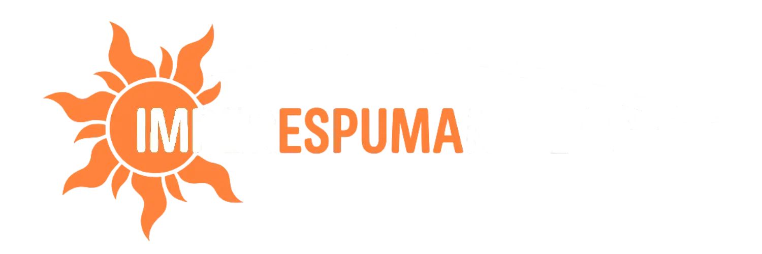 Logo imperespuma blanco